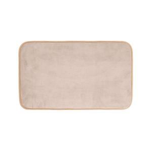 Tapis de bain taupe 45 x 75 cm