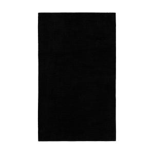 Tapis de bain tufté noir 70x120