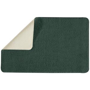 Tapis de bain uni en polyester cactus 50x80cm