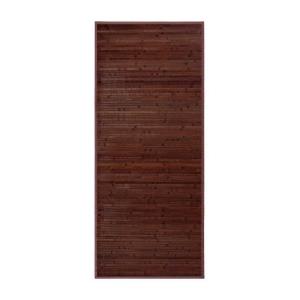 Tapis de couloir bambou couleur chocolat 75x175cm