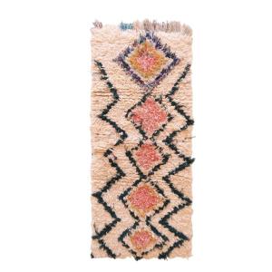 Tapis de couloir berbere marocain pure laine multicolore 72…