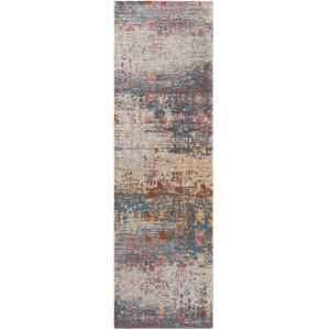 Tapis de couloir bleu 80x250