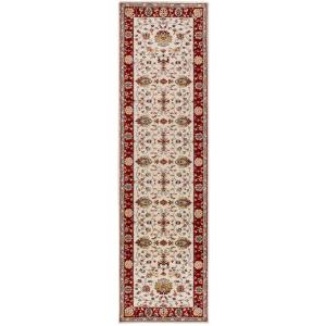 Tapis de couloir de style classique, crème, 67x250 cm
