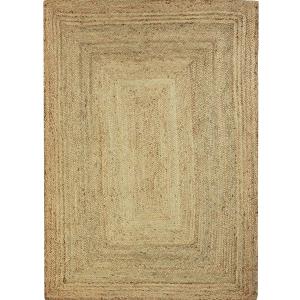 Tapis de couloir en jute tressé naturel 80x300