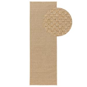 Tapis de couloir extérieur & intérieur beige 77x240