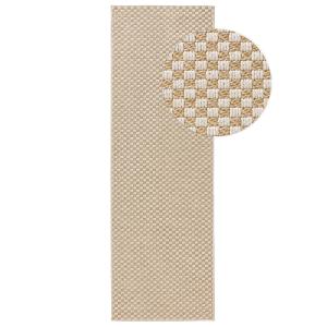 Tapis de couloir extérieur & intérieur crème/beige 77x240