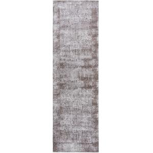 Tapis de couloir gris 80x250