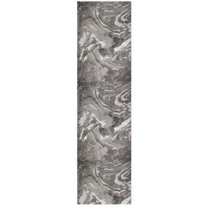 Tapis de couloir moderne gris 60x230 cm