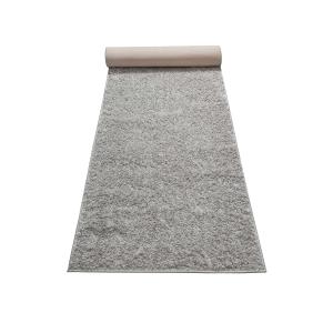 Tapis de couloir poils longs effet bouclette clair 80x300