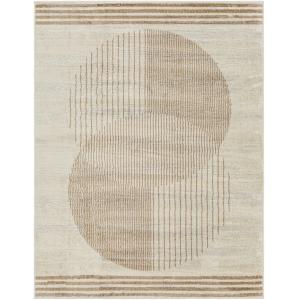 Tapis de Couloir Scandinave Moderne Beige/Brun 80x220