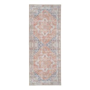 Tapis de couloir style bohème 200x80cm GIULIETTA tissu oran…