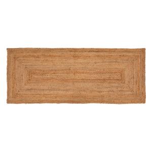 Tapis de couloir tressé en  jute 200x80x0.5cm