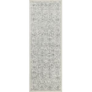Tapis de Couloir Vintage Oriental Blanc/Gris 80x220