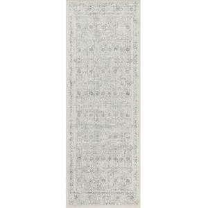 Tapis de Couloir Vintage Oriental Ivoire/Gris 80x220