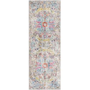Tapis de Couloir Vintage Oriental Multicolore/Gris 80x220
