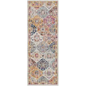 Tapis de Couloir Vintage Oriental Multicolore/Orange 78x365
