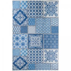 Tapis de cuisine 120x170 LYN11 6MEN Bleu, facile d'entretien