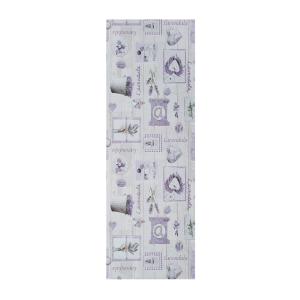 Tapis de cuisine dessins de plantes lilas 48x200 cm