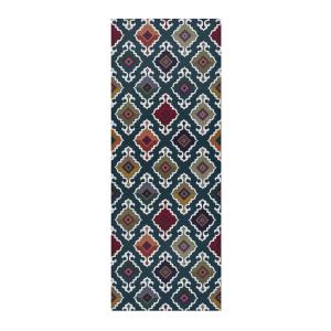 Tapis de cuisine dessins ethniques multicolore 52x100 cm