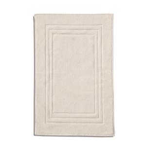 Tapis de douche uni 50x70cm 100% Coton - Beige Crème,
