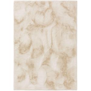 Tapis de fourrure crème 80x150