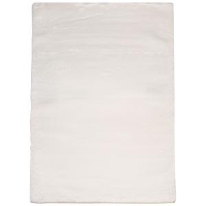 Tapis de fourrure velours blanc 80x150cm
