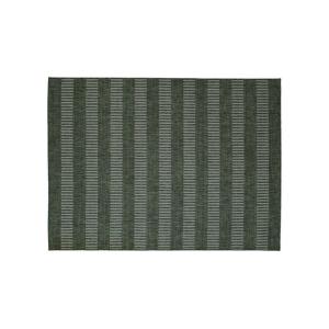 Tapis de jardin rectangulaire à rayures 133x170 vert