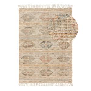 Tapis de jute multicouleur 120x170