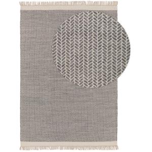 Tapis de laine gris 80x120