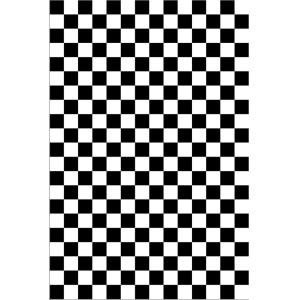 Tapis de salon 120x180 cm Polyester Damier