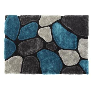 Tapis de salon  bleu turquoise 120x170 cm