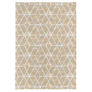 Tapis de salon en fibres naturelles beige 120x170 cm