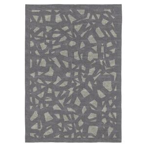 Tapis de salon en fibres naturelles gris 140x200 cm