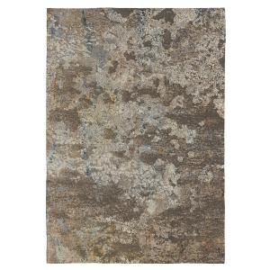 Tapis de salon en fibres naturelles marron 140x200 cm