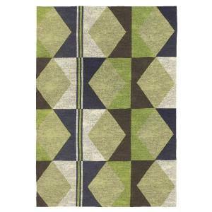 Tapis de salon en fibres naturelles vert 120x170 cm