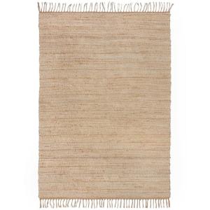 Tapis de salon en jute naturel avec franges Chenille 120 x…