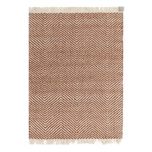 Tapis de salon en jute rouge 120x170 cm