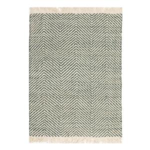 Tapis de salon en jute vert 120x170 cm