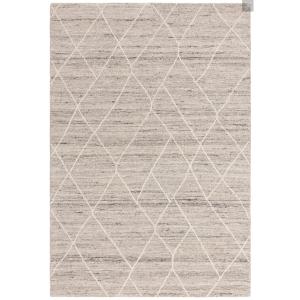 Tapis de salon en laine beige foncé 200x290 cm