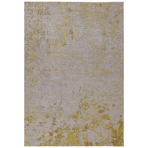 Tapis de salon en polypropylène jaune 120x170 cm