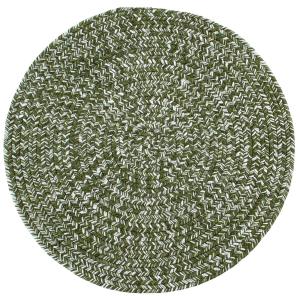 Tapis de salon en Polypropylène Vert olive 120x120 cm
