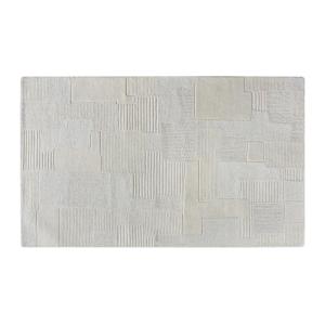 Tapis de salon laine ivoire 160x230 cm