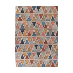 Tapis de salon moderne en laine multicolore 200x290 cm