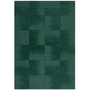 Tapis de salon moderne en laine vert 200x290 cm