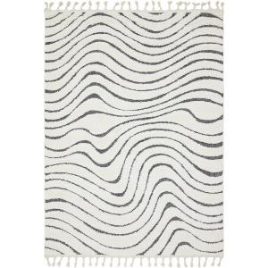 Tapis de salon moderne gris 200x290 cm