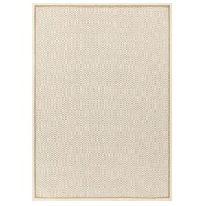 Tapis de salon moderne laine et jute  Blanc 200x290 cm