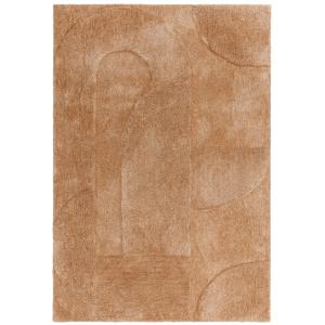 Tapis de salon moderne marron 200x290 cm