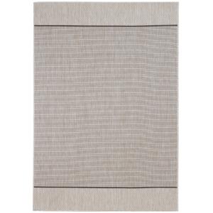 Tapis de salon moderne tissé plat Beige 160x230 cm