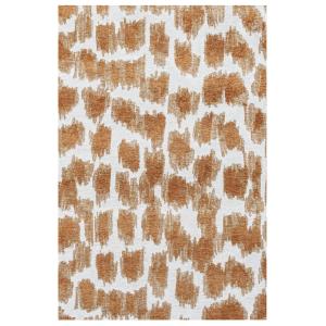 Tapis de salon moderne tissé plat beige 170x240 cm