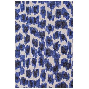 Tapis de salon moderne tissé plat bleu marine 140x200 cm